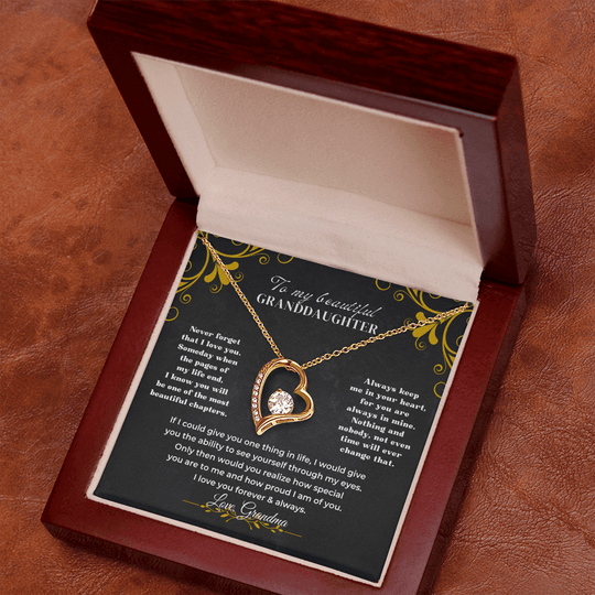 To My Beautiful Granddaughter - Forever Love Gift Set - SS59V3 Jewelry ShineOn Fulfillment