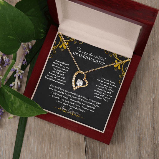 To My Beautiful Granddaughter - Forever Love Gift Set - SS59V3 Jewelry ShineOn Fulfillment