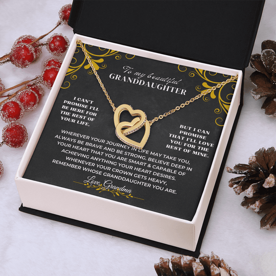 To My Granddaughter - Personalized Beautiful Gift Set - SS117V3 Jewelry ShineOn Fulfillment