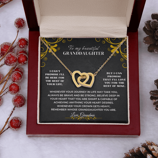 To My Granddaughter - Personalized Beautiful Gift Set - SS117V3 Jewelry ShineOn Fulfillment