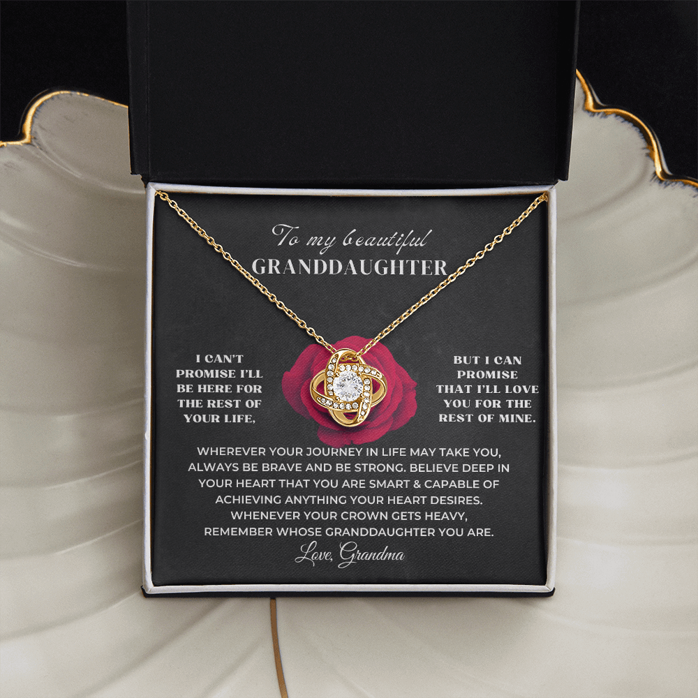 To My Beautiful Granddaughter - Love Knot Gift Set - SS117CK Jewelry ShineOn Fulfillment