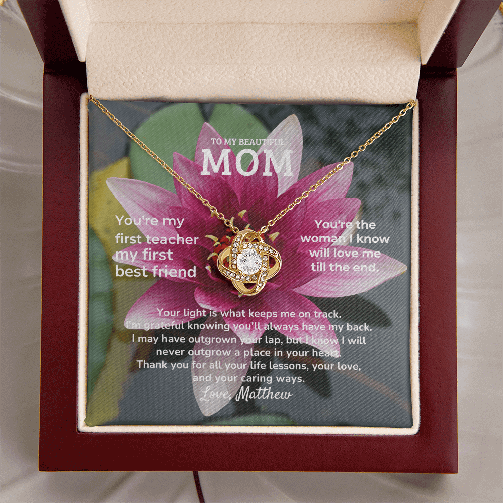 To My Beautiful Mom - Mother's Day Gift Set - SS155 Jewelry ShineOn Fulfillment