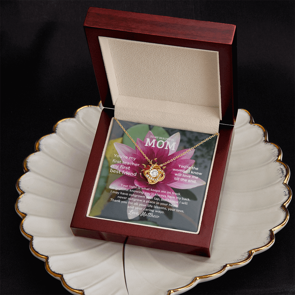 To My Beautiful Mom - Mother's Day Gift Set - SS155 Jewelry ShineOn Fulfillment