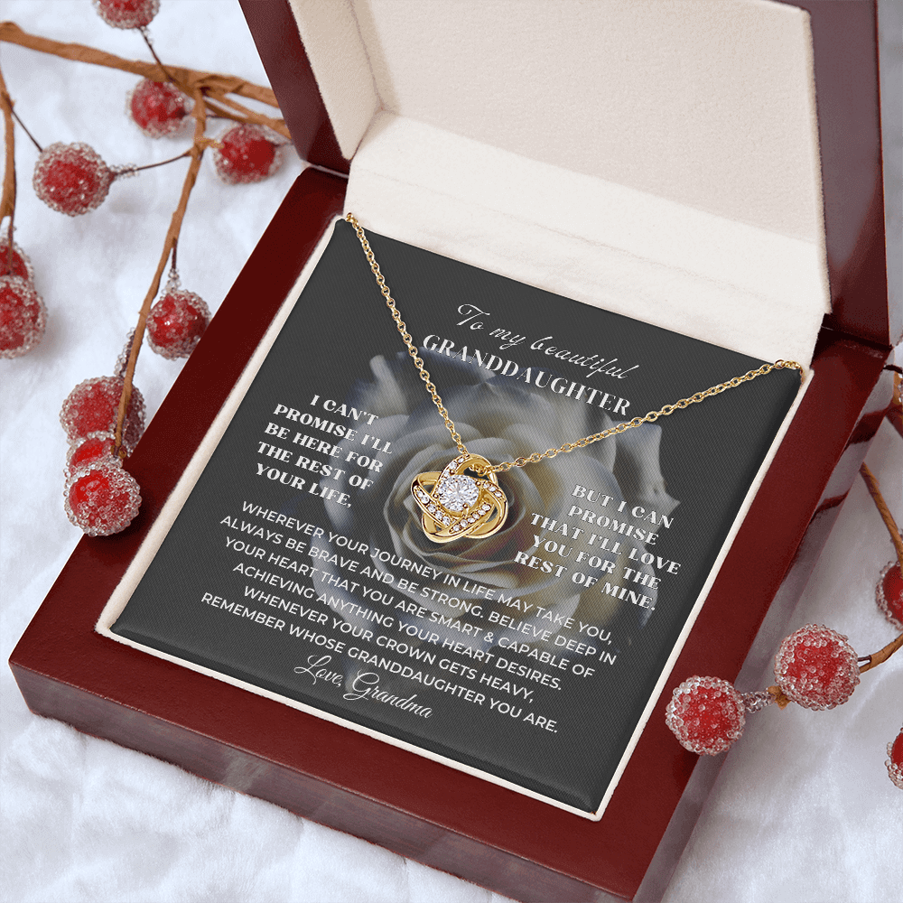 To My Beautiful Granddaughter - Love Knot Gift Set - SS117KI Jewelry ShineOn Fulfillment