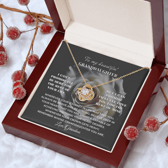 To My Beautiful Granddaughter - Love Knot Gift Set - SS117KI Jewelry ShineOn Fulfillment