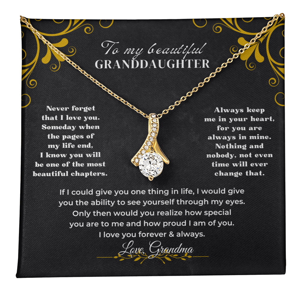 To My Beautiful Granddaughter - Personalized Gift Set - SV2170 Jewelry ShineOn Fulfillment