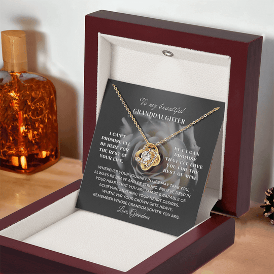To My Beautiful Granddaughter - Love Knot Gift Set - SS117KI Jewelry ShineOn Fulfillment