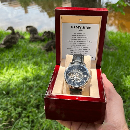 To My Man | Forever & Always | Personalized Watch - SSTMMW7 Jewelry ShineOn Fulfillment