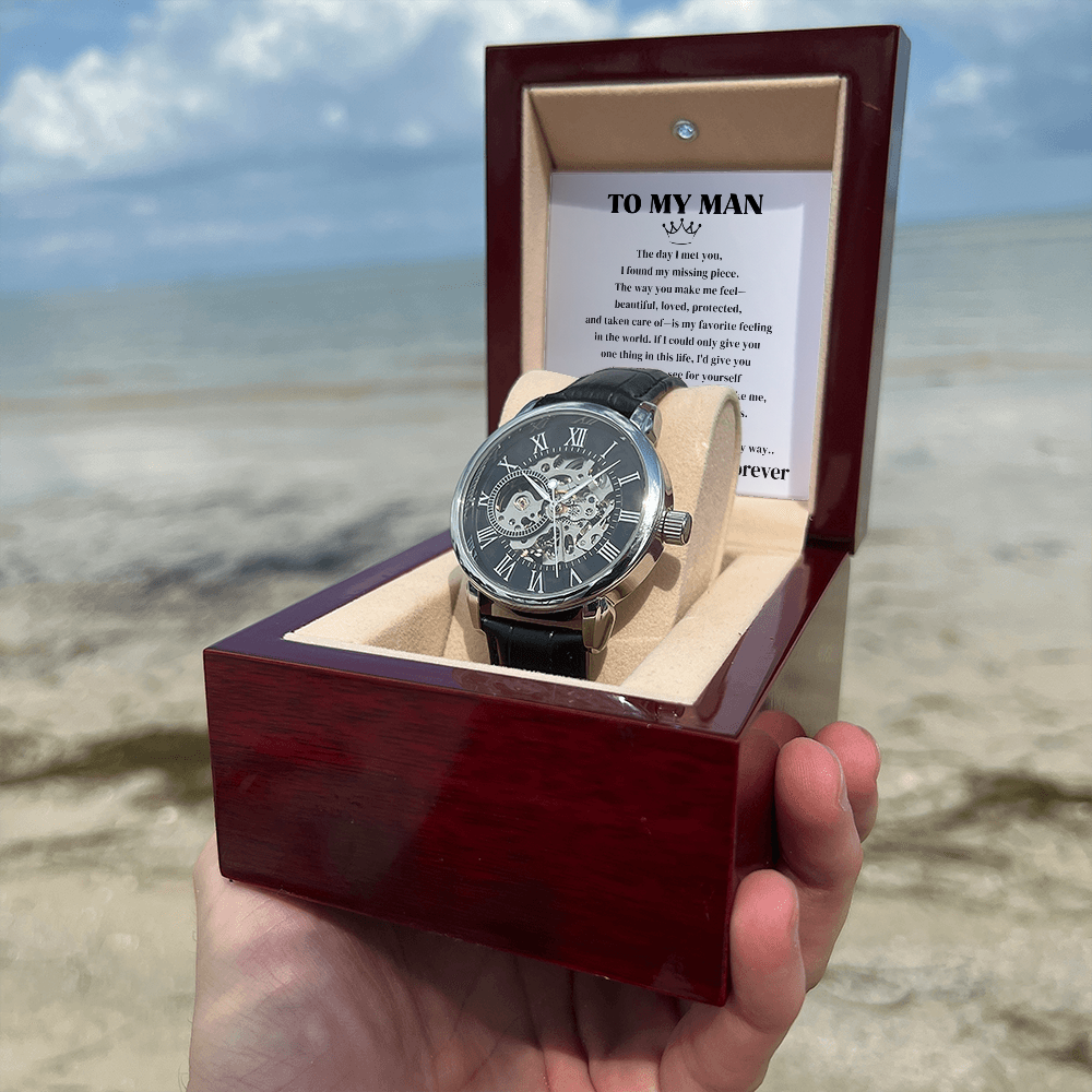 To My Man | Forever & Always | Personalized Watch - SSTMMW7 Jewelry ShineOn Fulfillment