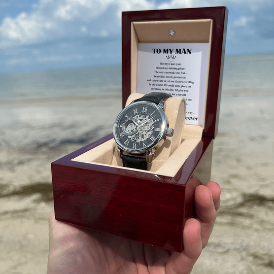 To My Man | Forever & Always | Personalized Watch - SSTMMW7 Jewelry ShineOn Fulfillment