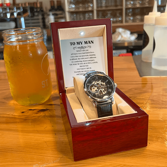To My Man | Before I Met You | Personalized Watch - SSTMMW9