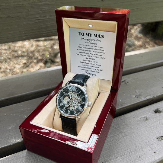 To My Man | Before I Met You | Personalized Watch - SSTMMW9