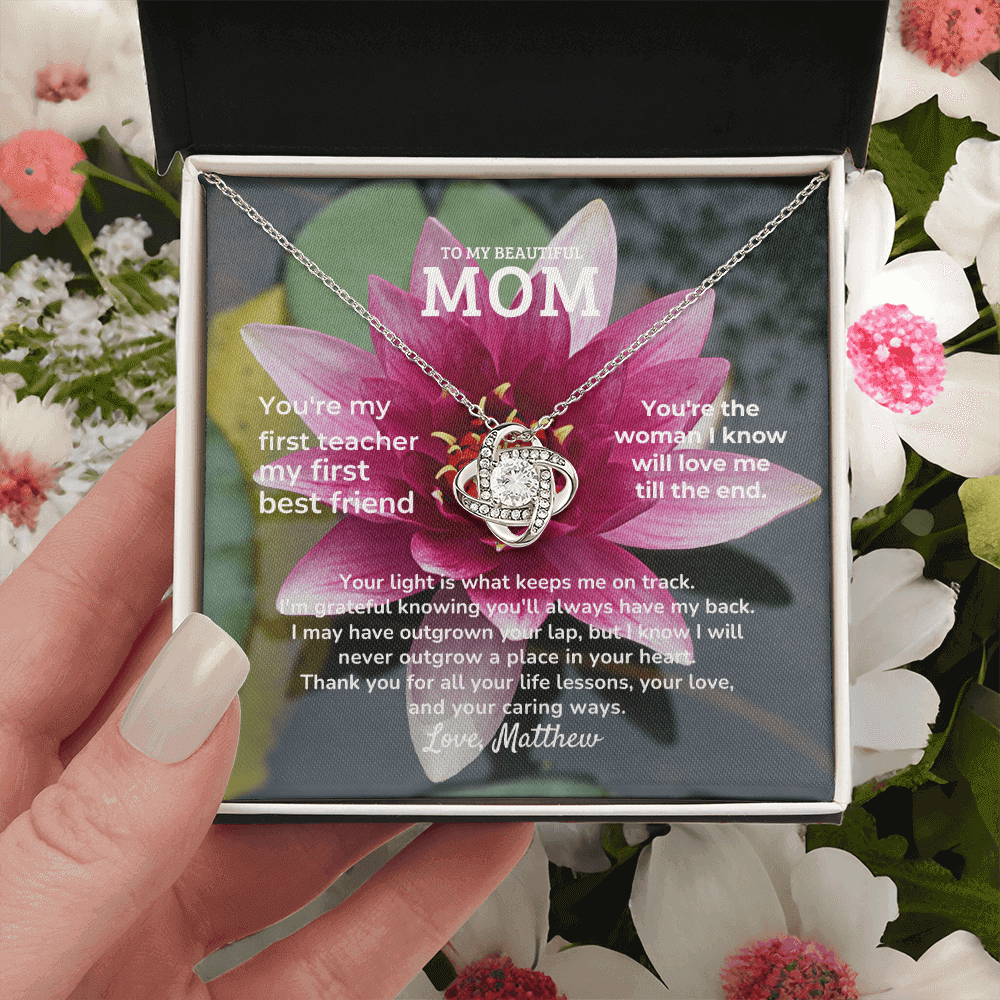 To My Beautiful Mom - Mother's Day Gift Set - SS155 Jewelry ShineOn Fulfillment