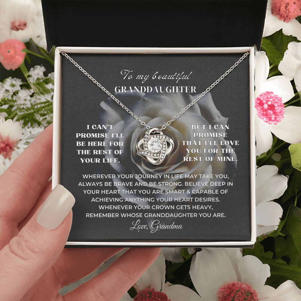 To My Beautiful Granddaughter - Love Knot Gift Set - SS117KI Jewelry ShineOn Fulfillment