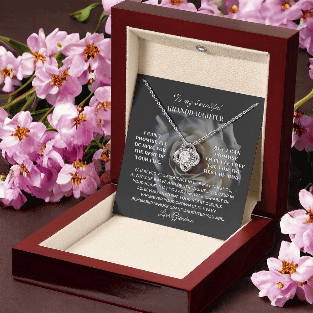 To My Beautiful Granddaughter - Love Knot Gift Set - SS117KI Jewelry ShineOn Fulfillment