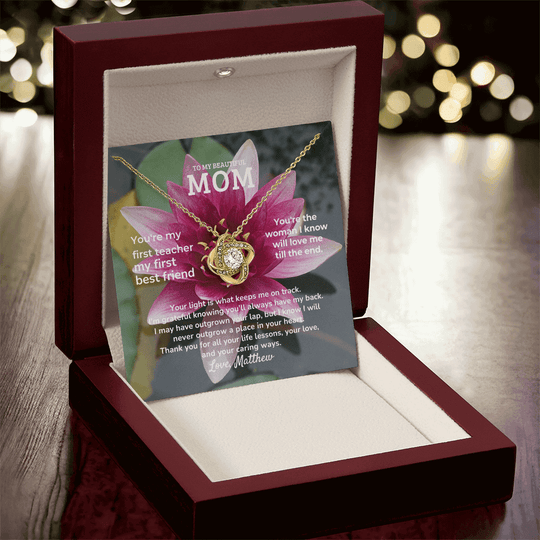 To My Beautiful Mom - Mother's Day Gift Set - SS155 Jewelry ShineOn Fulfillment