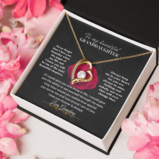 To My Beautiful Granddaughter - Forever Love Gift Set - SS596v2 Jewelry ShineOn Fulfillment