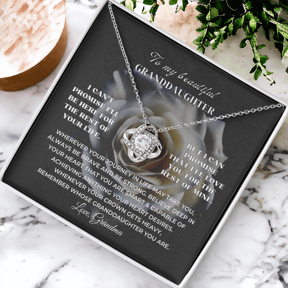 To My Beautiful Granddaughter - Love Knot Gift Set - SS117KI Jewelry ShineOn Fulfillment