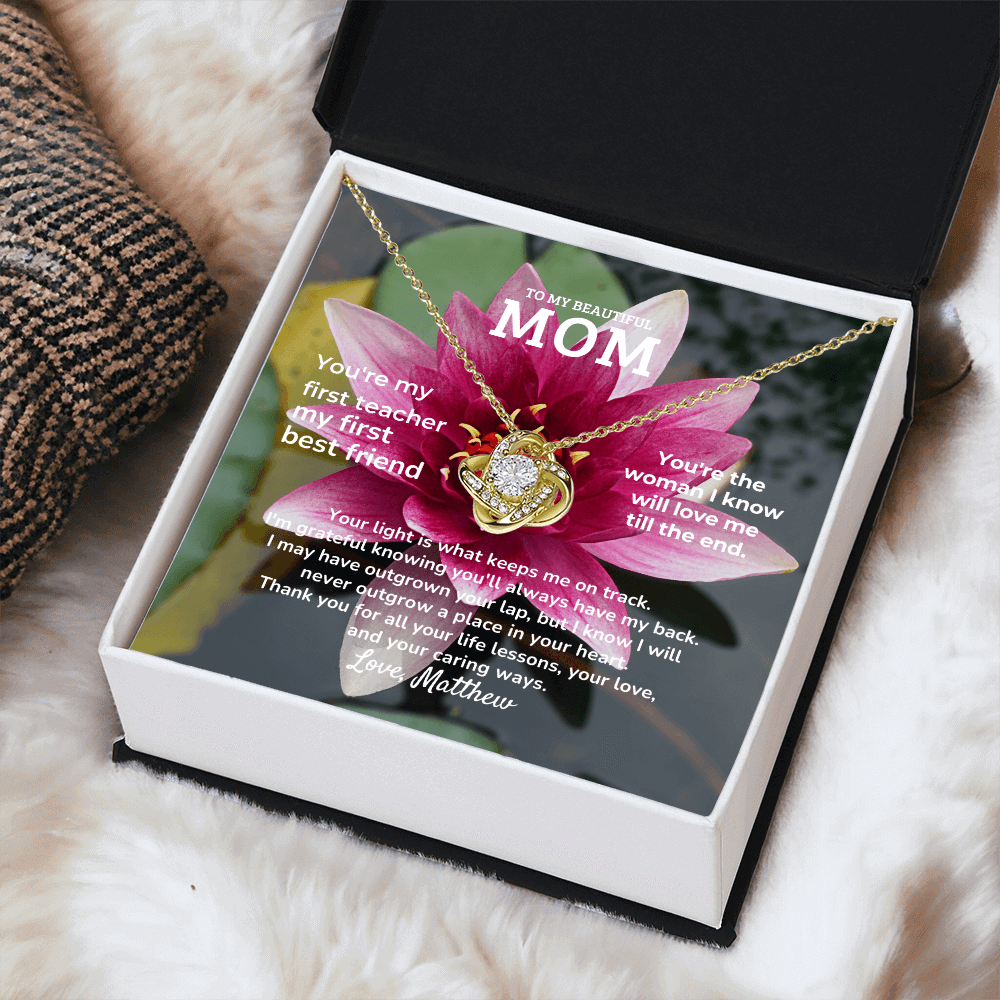 To My Beautiful Mom - Mother's Day Gift Set - SS155 Jewelry ShineOn Fulfillment