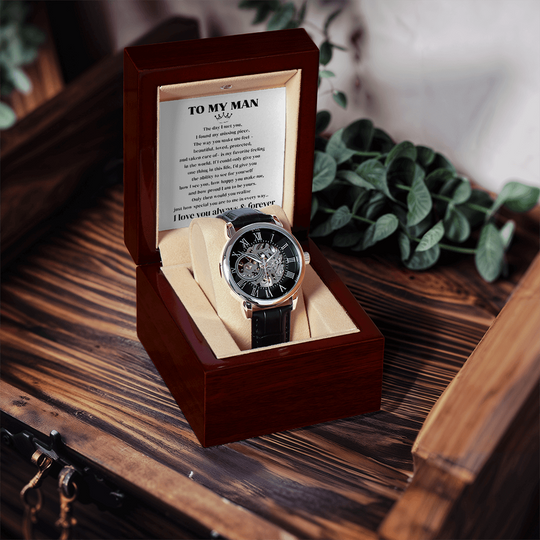 To My Man | Forever & Always | Personalized Watch - SSTMMW7 Jewelry ShineOn Fulfillment