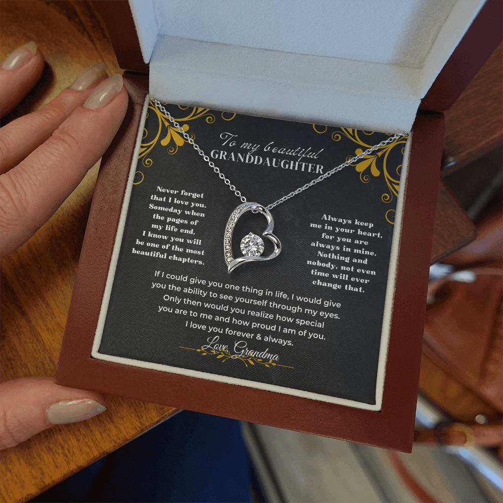 To My Beautiful Granddaughter - Forever Love Gift Set - SS59V3 Jewelry ShineOn Fulfillment